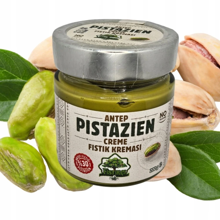 5 SZT. Prawdziwy Turecki Krem Pistacjowy DUBAJSKA CZEKOLADA aksamitny 200g