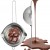 Metalowy Topielnik do wosku parafiny świec czekolady 240 ml 14 cm średnica