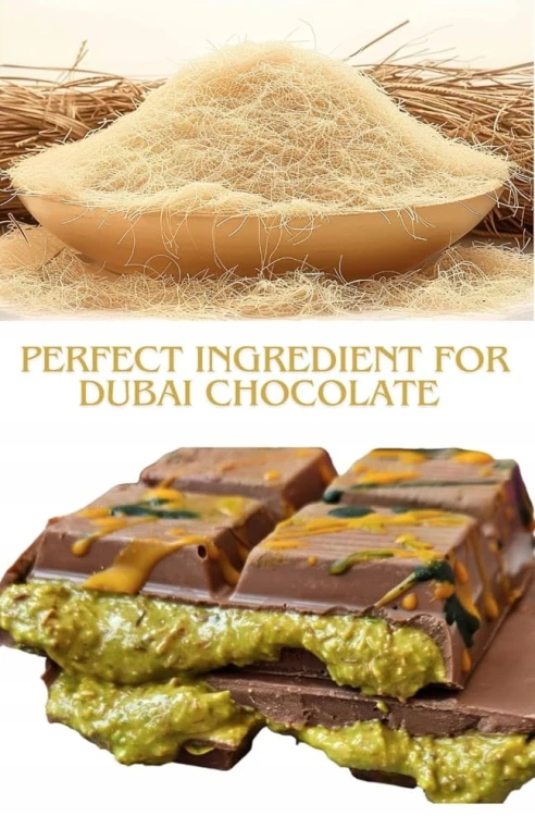 Prażone Ciasto Kadayif "Yorem" Do Dubajskiej Czekolady Dubai Style 500 g