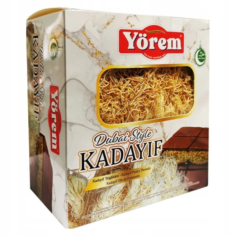 10 SZT. Prażone Ciasto Kadayif "Yorem" Do Dubajskiej Czekolady Dubai Style 500 g