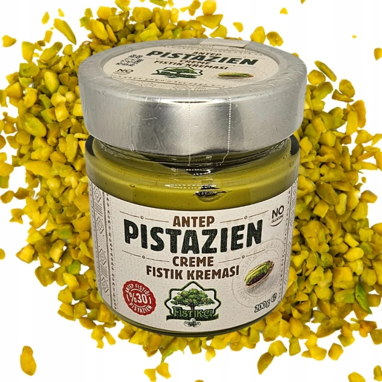 2 Szt. Prawdziwy Turecki Krem Pistacjowy DUBAJSKA CZEKOLADA aksamitny 200g