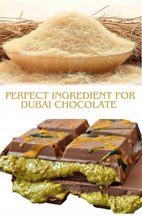 Zestaw do Dubajskiej Czekolady krem pistacjowy + Duże Ciasto Kadaify Gotowe