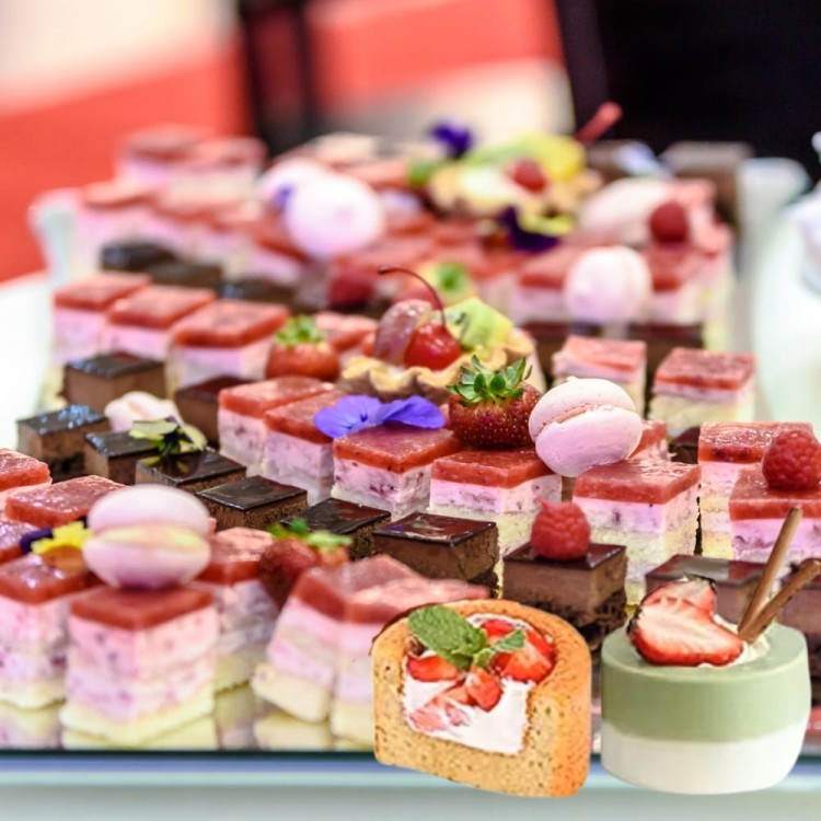 Silikonowa forma na 6 deserów 3D Dubajskie czekoladki CupCake Mini desery