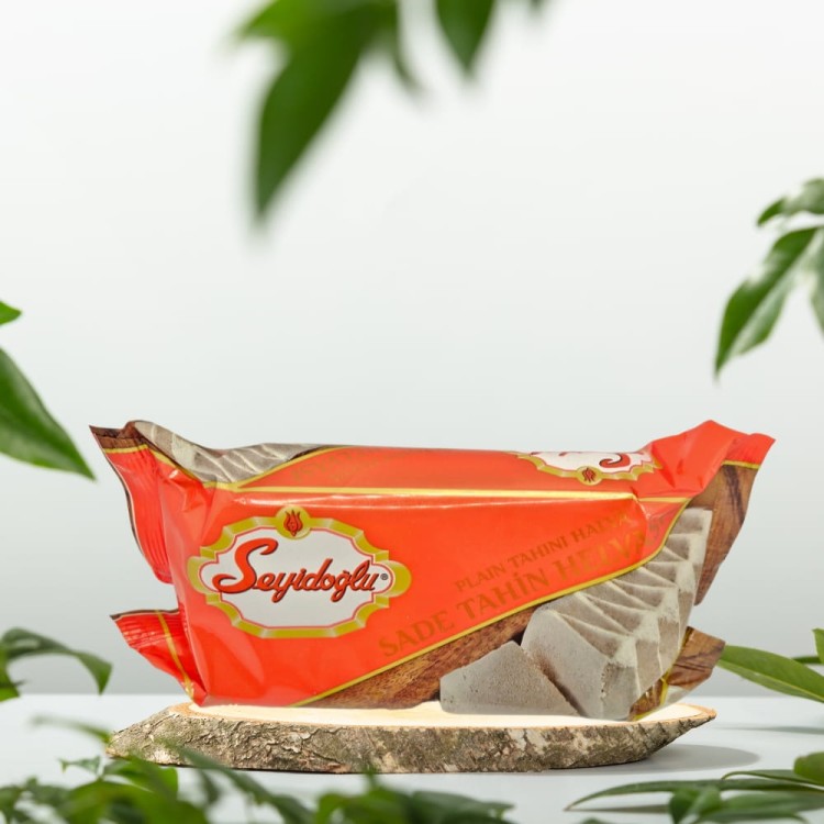 PRAWDZIWA TURECKA CHAŁWA SEZAMOWA O SAMKU WANILIIOWYM "Seyidoglu" 175G