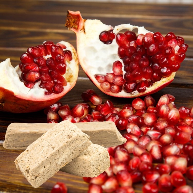 ORYGINALNA Turecka Chałwa Tatlan 250g Sezamowa z NADZIENIEM Z OWOCU GRANATU