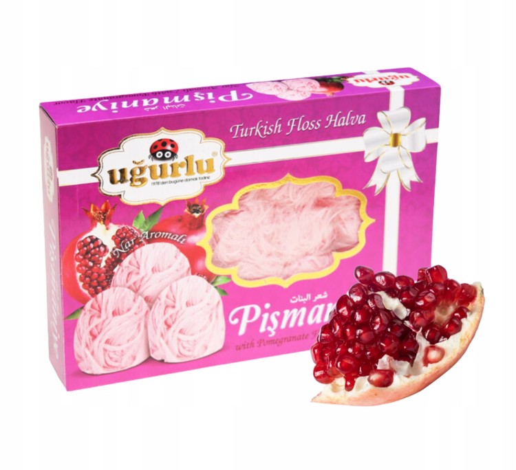 TURECKIE ANIELSKIE WŁOSY UGURLU DUBAJSKA CZEKOLADA ANGEL HAIR GRANAT 240g