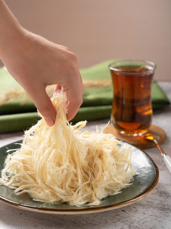 TURECKIE ANIELSKIE WŁOSY UGURLU DUBAJSKA CZEKOLADA ANGEL HAIR GRANAT 240g