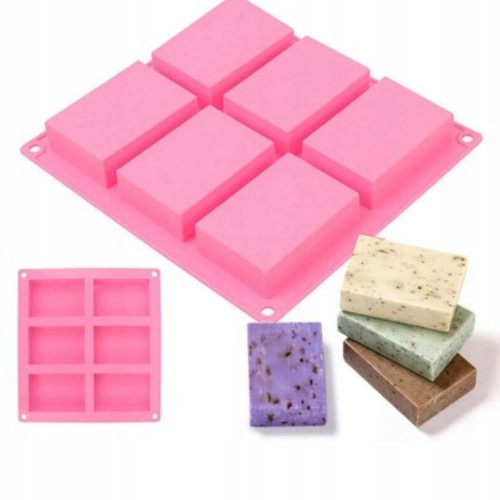 Silikonowa Forma do Dubajskich Czekoladek 6 kostek DIY 21,1x23,3x2,2 cm