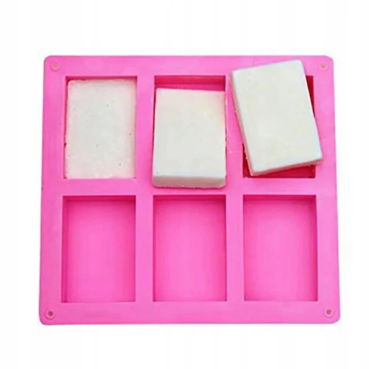 Silikonowa Forma do Dubajskich Czekoladek 6 kostek DIY 21,1x23,3x2,2 cm