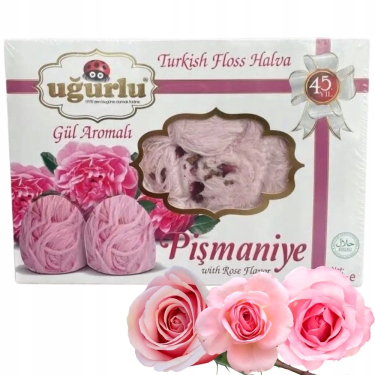 2x PISMANIJE ANIELSKIE WŁOSY DUBAJSKA CZEKOLADA ANGEL HAIR RÓŻA 240g