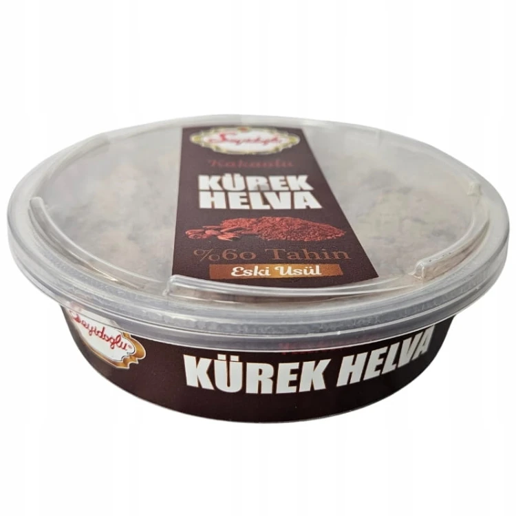 Oryginalna Turecka Chałwa Kakaowa 60% TAHINI SEZAM DESER SEYIDOGLU 400g