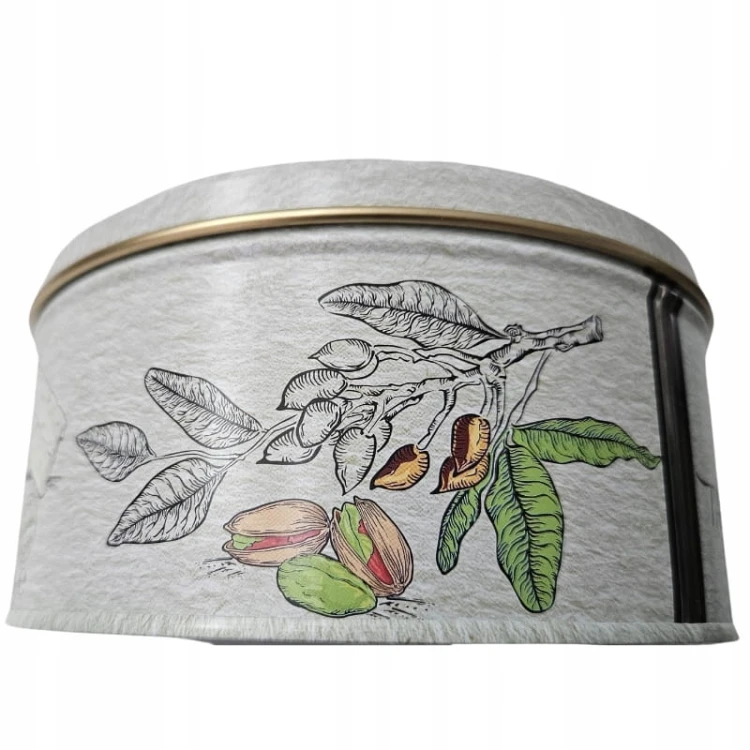 METIN Oryginalna Turecka Chałwa z PISTACJAMI 8% | 57% TAHINI 800g PUSZKA