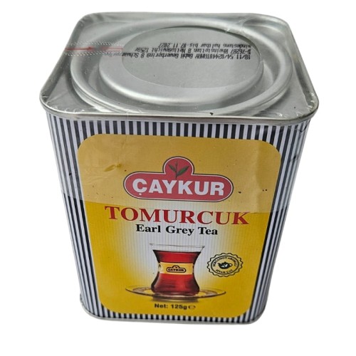 Oryginalna Herbata turecka Caykur Tomurcuk Earl Grey w puszce 125 g