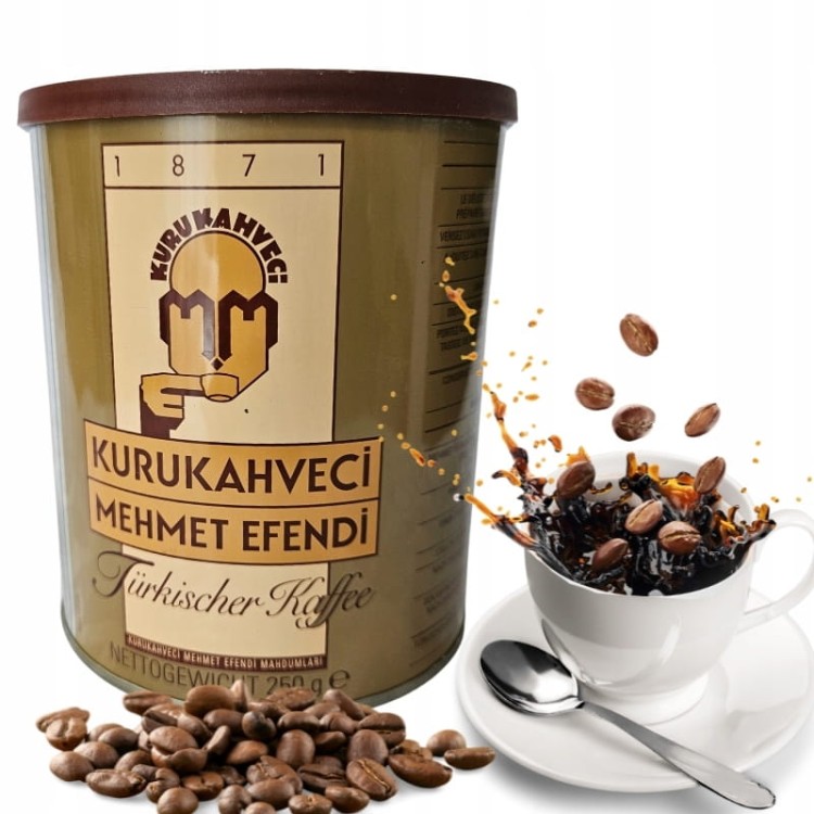 Oryginalna Turecka Kawa mielona Kurukahveci Mehmet Efendi 250 g