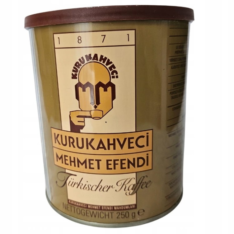 Oryginalna Turecka Kawa mielona Kurukahveci Mehmet Efendi 250 g