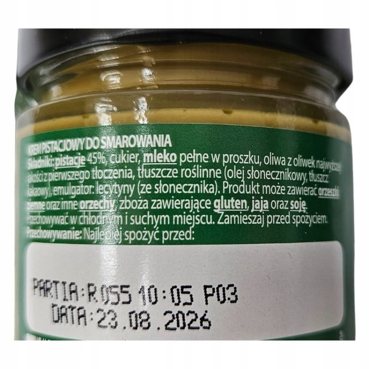 ZESTAW 2 Pysznych Kremów pistacjowych GustoBello 200g 45% pistacji Dubai
