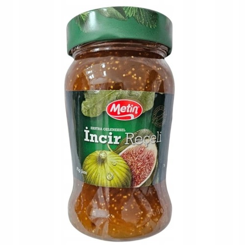 Oryginalny Pyszny Turecki Dżem Figowy Metin Naturalny Dżem z FIG 360g