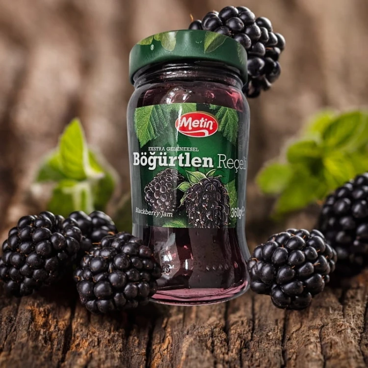 Pyszny Oryginalny Turecki Dżem Metin Naturalny Dżem z Czarnej Jeżyny 360g