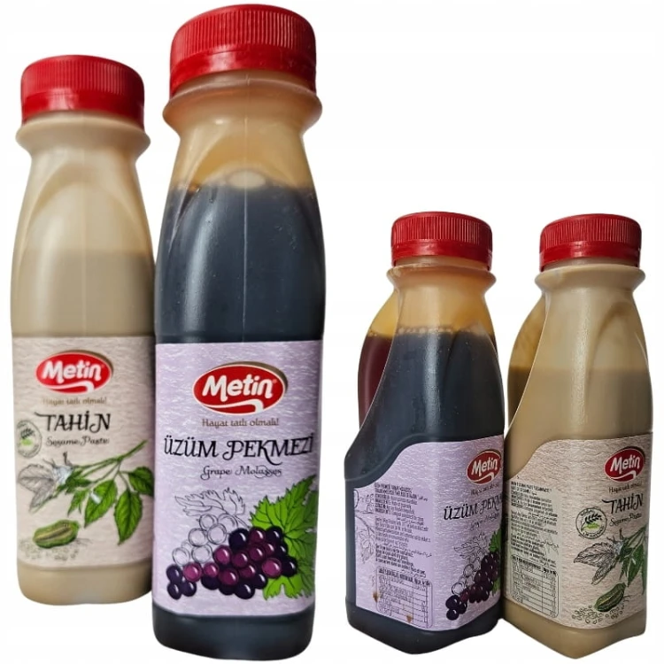 ORYGINALNY TURECKI ZESTAW Melasa z Winogron + Pasta Tahini Metin 670 ml
