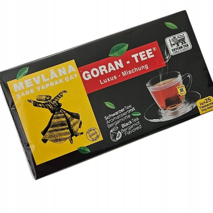 ZESTAW Turecka Kawa Mielona Kurukahveci 250g + Herbata Cejlońska 25 x 2g