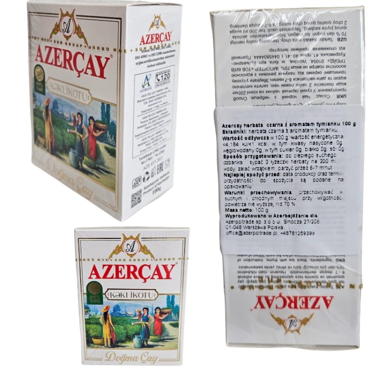 Zestaw Prezentowy Oryginalna Turecka Herbata z Tymiankiem + Świece Handmade