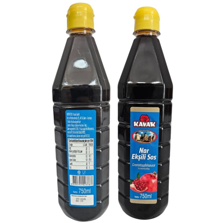 ORYGINALNY SOS Z GRANATU TURECKI KAVAK DO SAŁATEK MARYNAT DRESSINGÓW 700 ml
