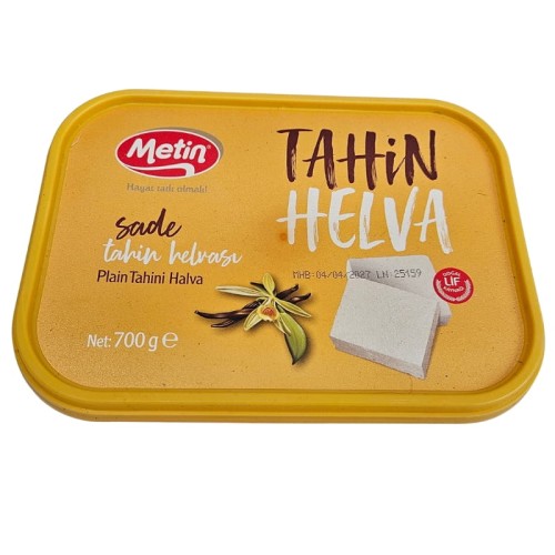 Oryginalna Turecka Chałwa Waniliowa Vanilla i tahini Metin helva 700g