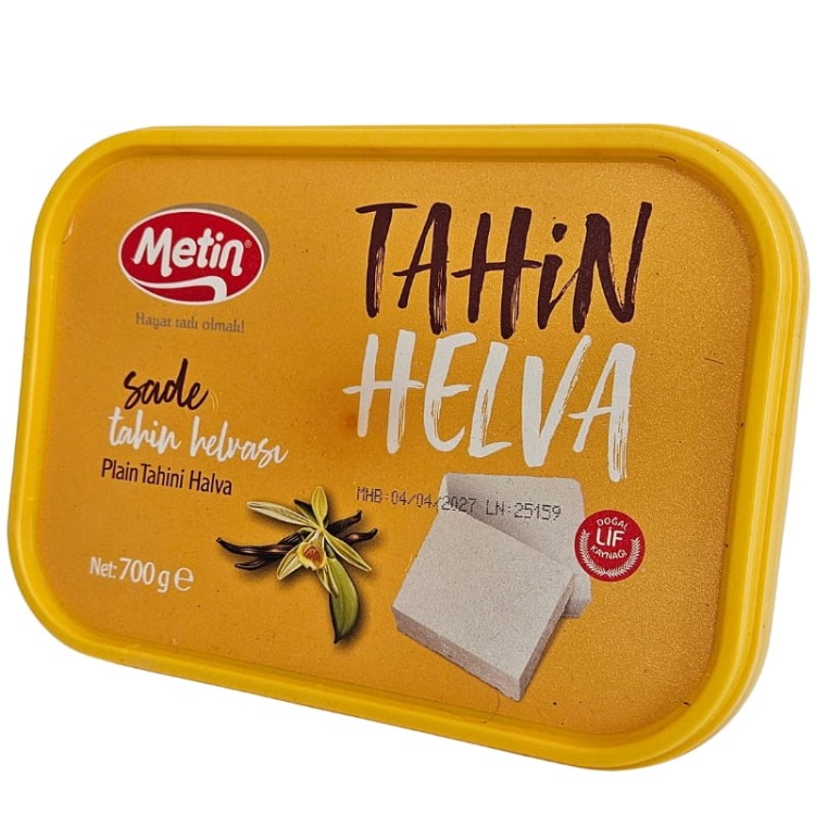 Oryginalna Turecka Chałwa Waniliowa Vanilla i tahini Metin helva 700g