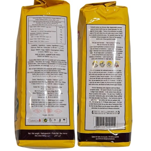 Oryginalna Herbata Czarna sypana turecka liściasta RIZE Caykur 500g