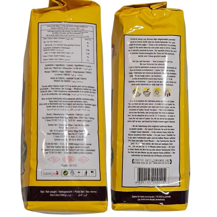 Oryginalna Herbata Czarna sypana turecka liściasta RIZE Caykur 500g
