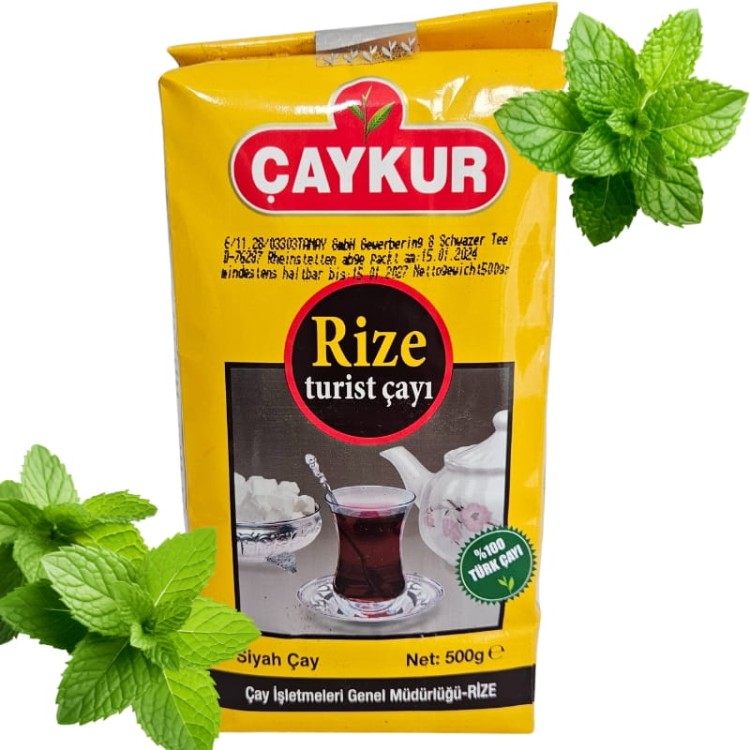 Oryginalna Herbata Czarna sypana turecka liściasta RIZE Caykur 500g