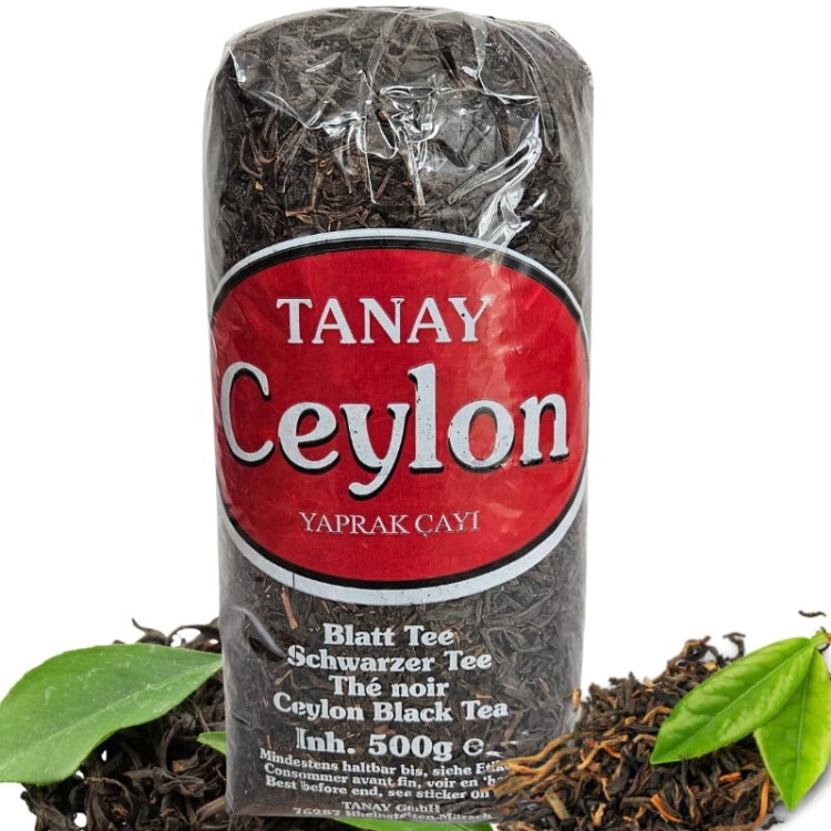 Oryginalna Herbata Czarna sypana Cejlońska liściasta TANAY CEYLON 500g