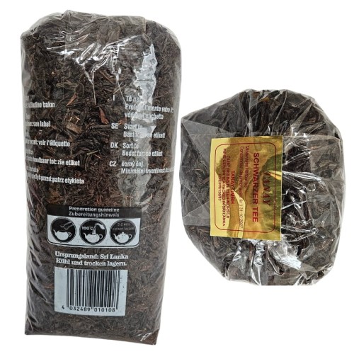 Oryginalna Herbata Czarna sypana Cejlońska liściasta TANAY CEYLON 500g