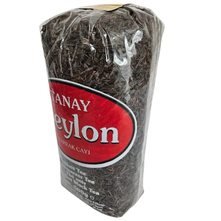Oryginalna Herbata Czarna sypana Cejlońska liściasta TANAY CEYLON 500g