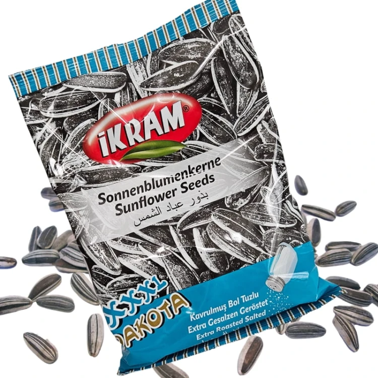5x Tureckie Ziarna Słonecznika Słonecznik Mocno Prażony Solony Premium 125g