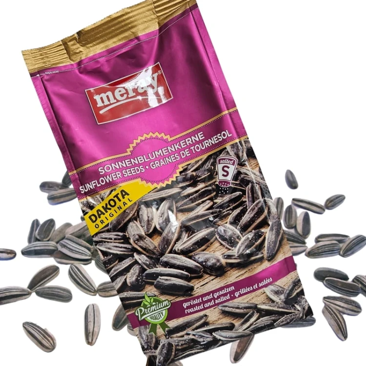5x Tureckie Ziarna Słonecznika Słonecznik MERAY Prażony Solony Premium 250g